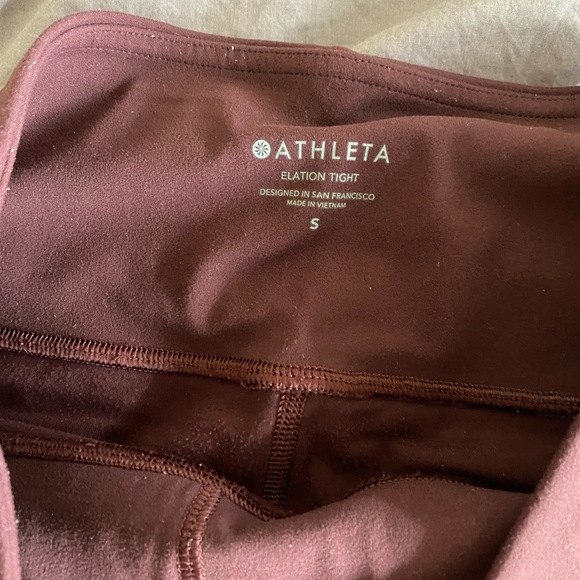 Athleta maroon elation right size small - Picture 3 of 6